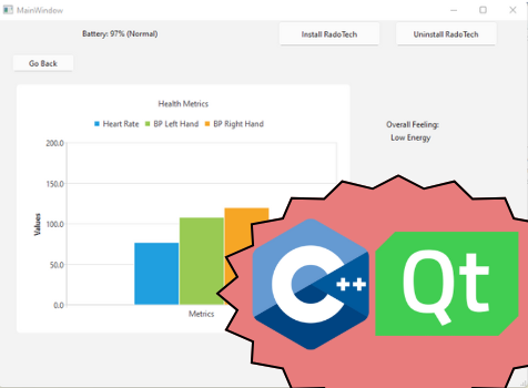 Health Tracking Qt/C++